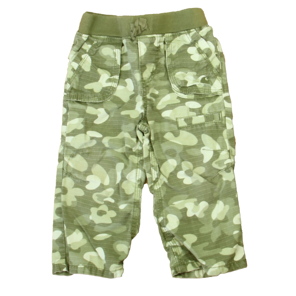 Carhardt Unisex Green Camo Pants size: 12 Months